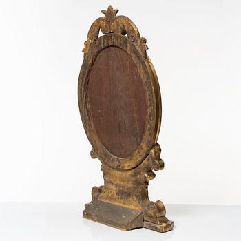 Table mirror, 19th century.