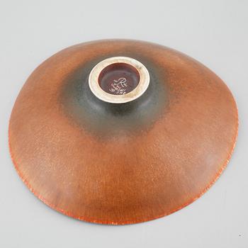 A stoneware bowl by CARL-HARRY STÅLHANE, Rörstrand, second half of 20th century.