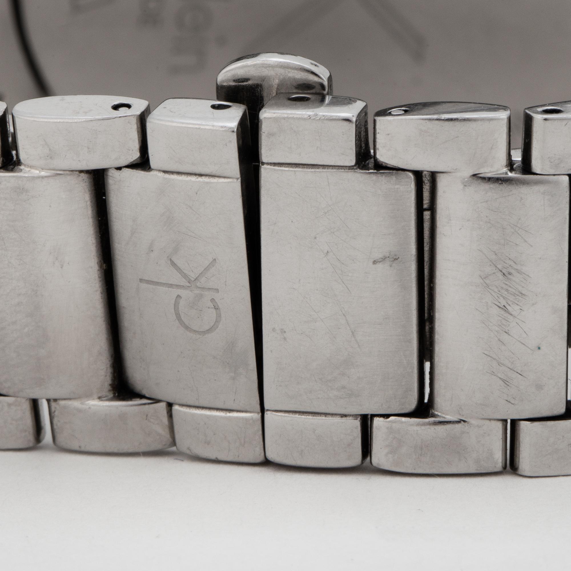 Calvin Klein, chronograph, wristwatch, 43 mm,