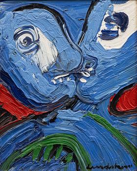 Bengt Lindström, Blå figur.