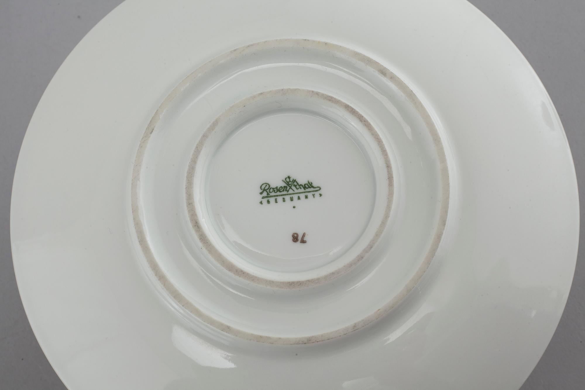 A 56 pieces servis from Rosenthal, late 20th century.