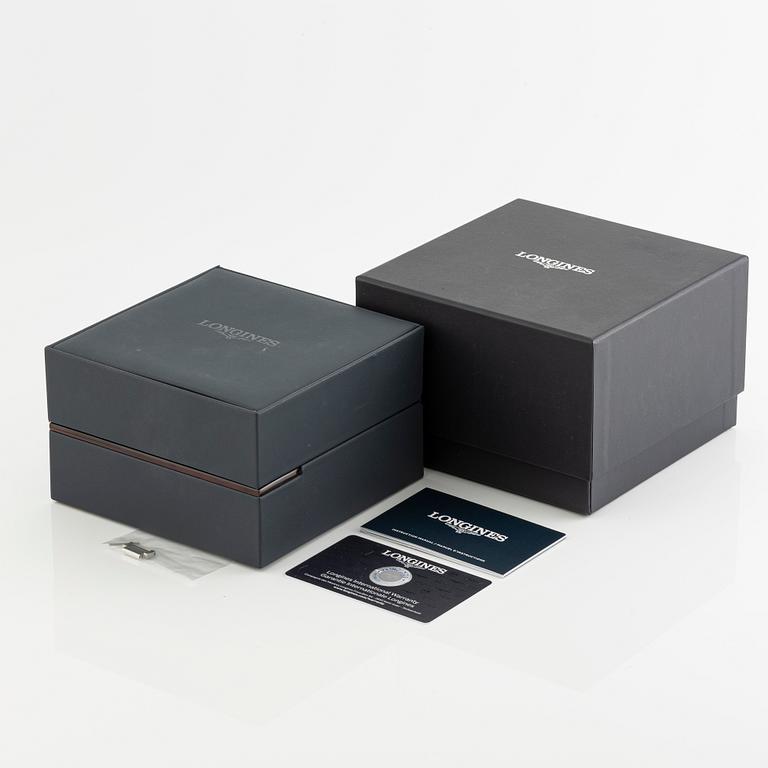 Longines, Conquest Chronograph, wristwatch, 42 mm.