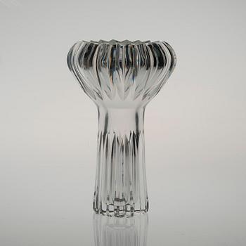 VAS, glas, "Gul näckros", signerad Aimo Okkolin Riihimäen Lasi Oy.