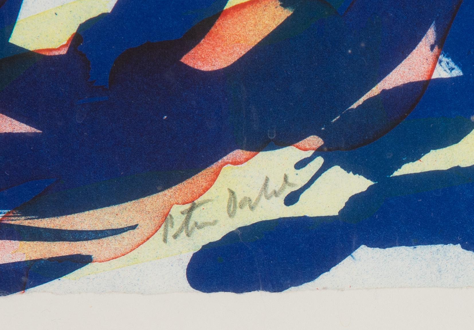 Peter Dahl, färglitografi, signerad EA.