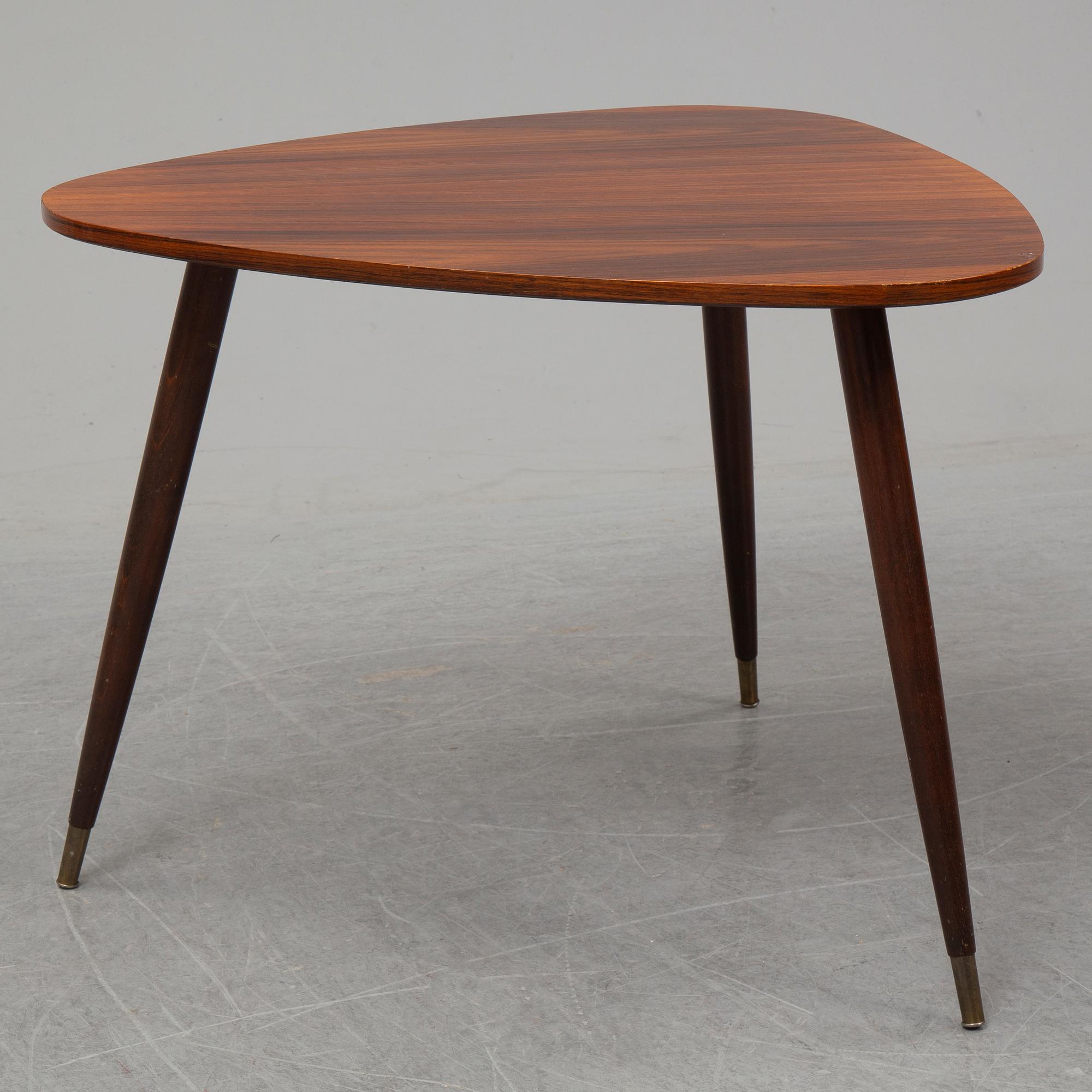 A Bröderna Miller teak coffee table, Bankeryd, 1950's.