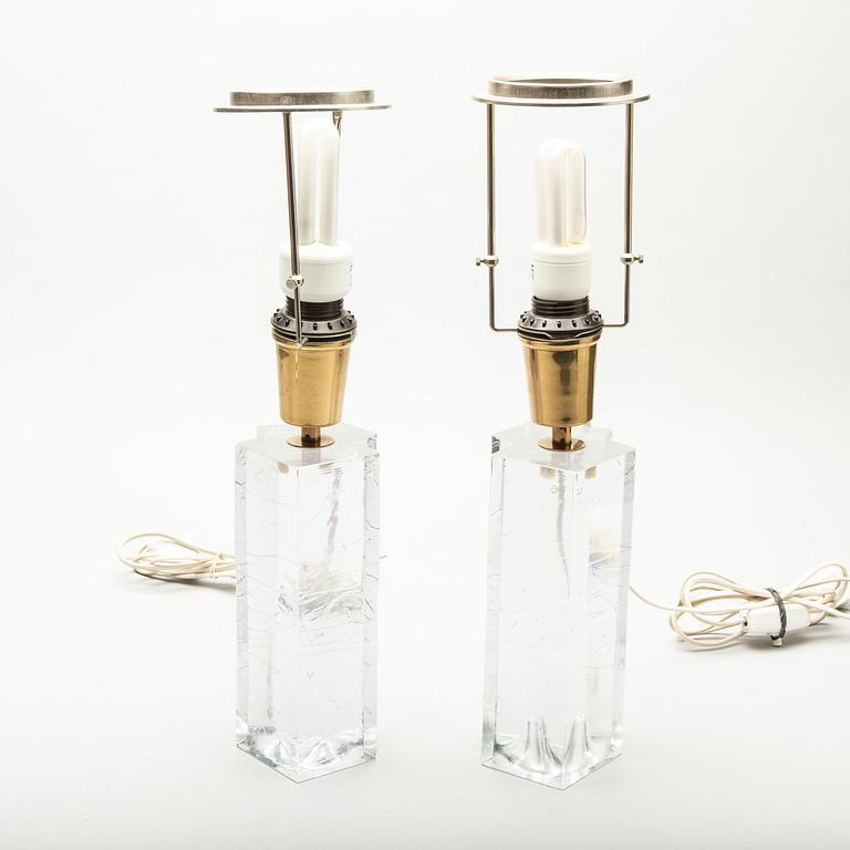 TIMO SARPANEVA, bordslampor ett par "Arkipelago". För Iittala 1960-tal.