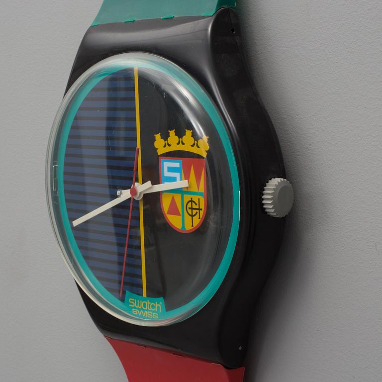 SWATCH, Sir Maxi, clock, ca  31 x 200 cm.