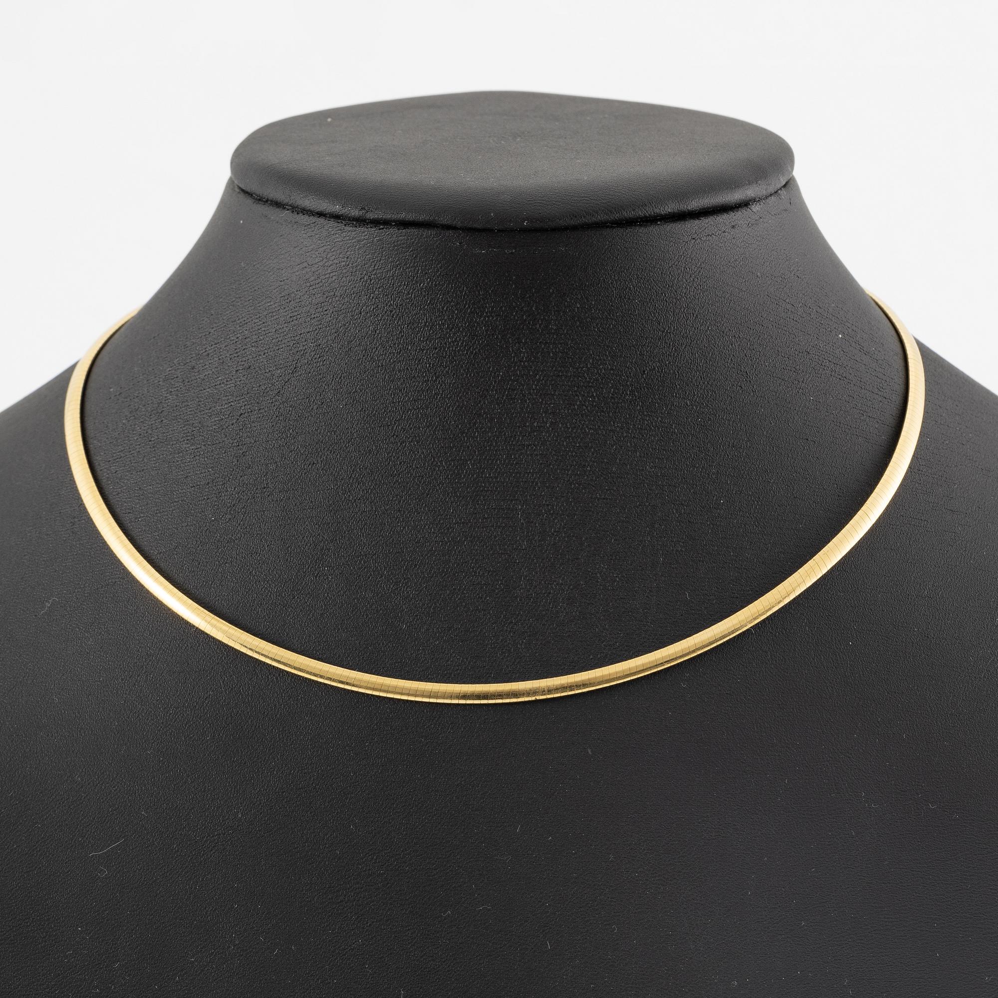 Collier, 18K guld och vitguld.