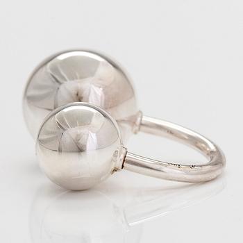 Efva Attling, a sterling silver 'Balls' ring.