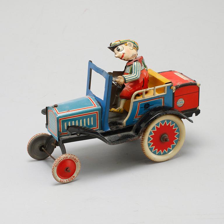 A toy car by EssDee, Germany, first half of the 20th century.