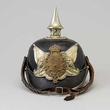 A Swedish helmet 1887 pattern.