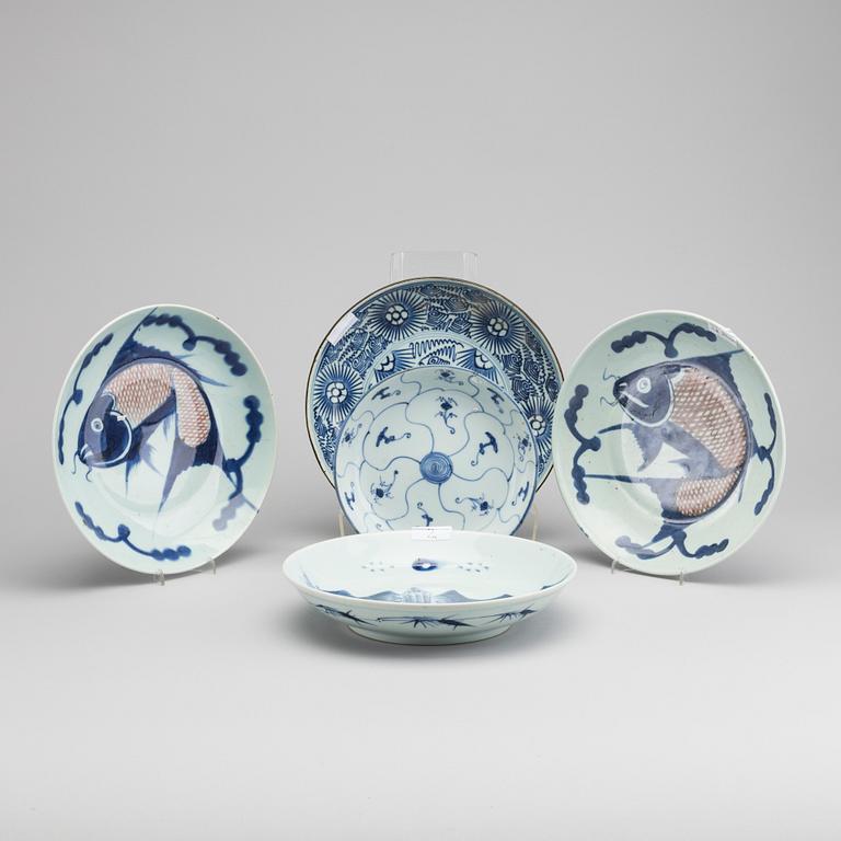 A COLLECTION OF 5 PCS CHINESE PORCELAIN 19TH- 20TH CENTURY.