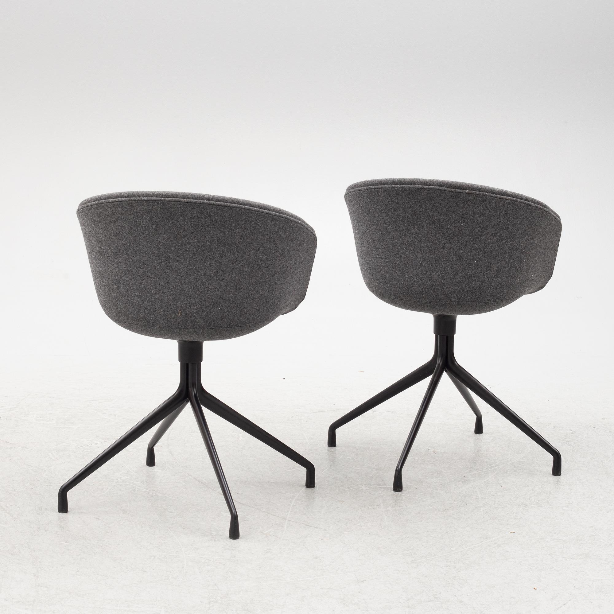 Hee Welling, stolar, ett par, "About A Chair 20", Hay, Danmark, 2000-tal.