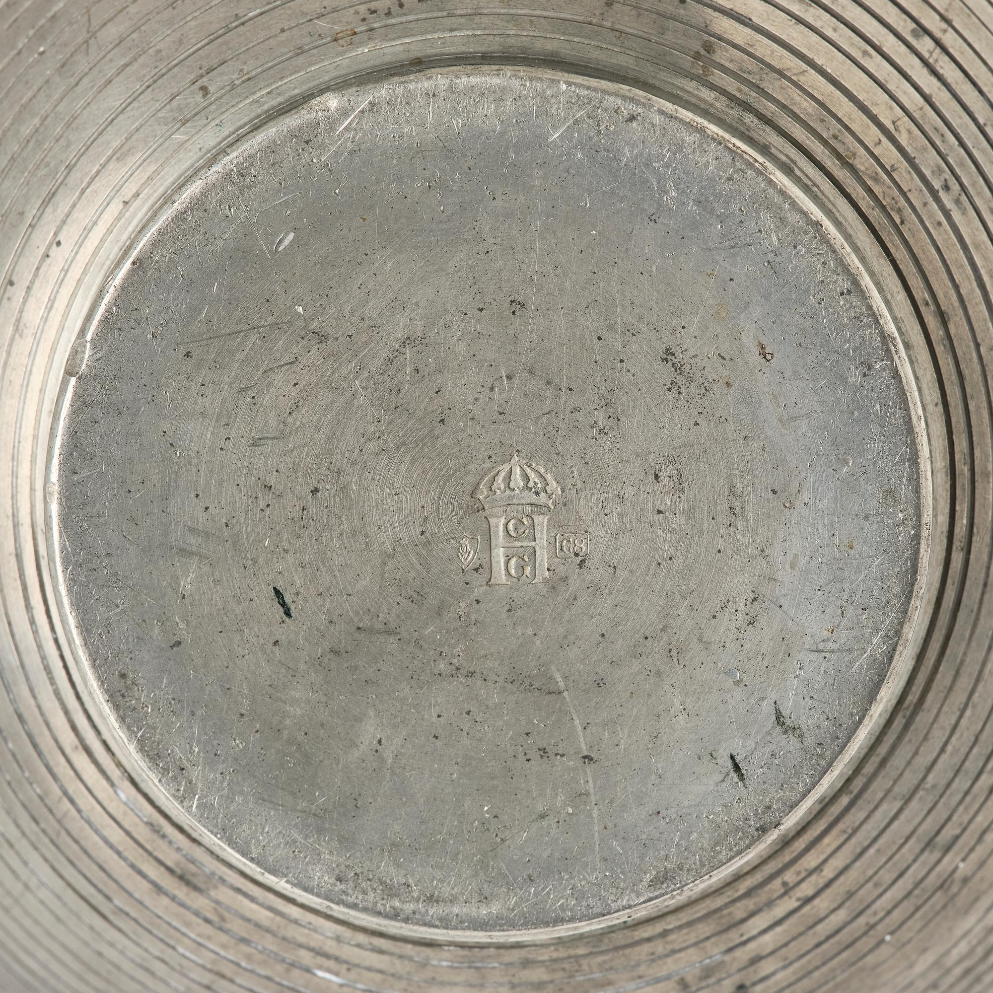 Sylvia Stave, vase with handles, model 5425, C.G. Hallberg, Stockholm, 1933.