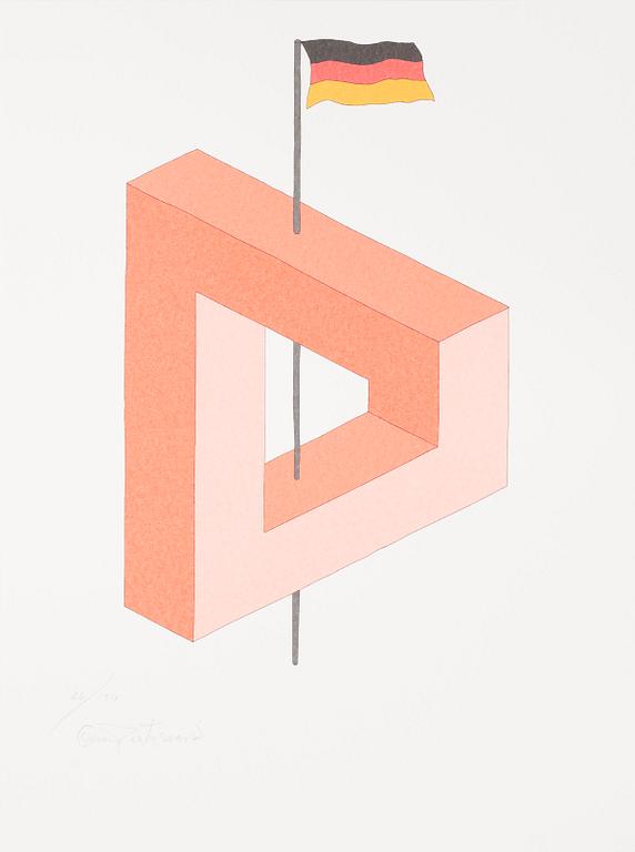 OSCAR REUTERSVÄRD, 15 litographs in folder, signed and numbered 26/190.