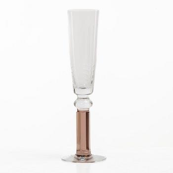 Gunnar Cyrén, glasservis, 15 delar, "Versailles", Orrefors.