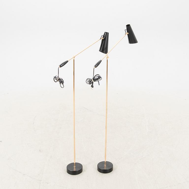 Birger Dahl, golvlampor 1 par, "Birdy"  Northern, 2000-tal.