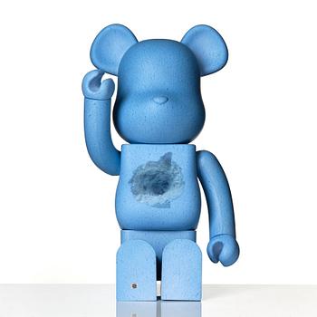 "1000% Bearbrick Snarkitecture X Blackrainbow Blue Edition".