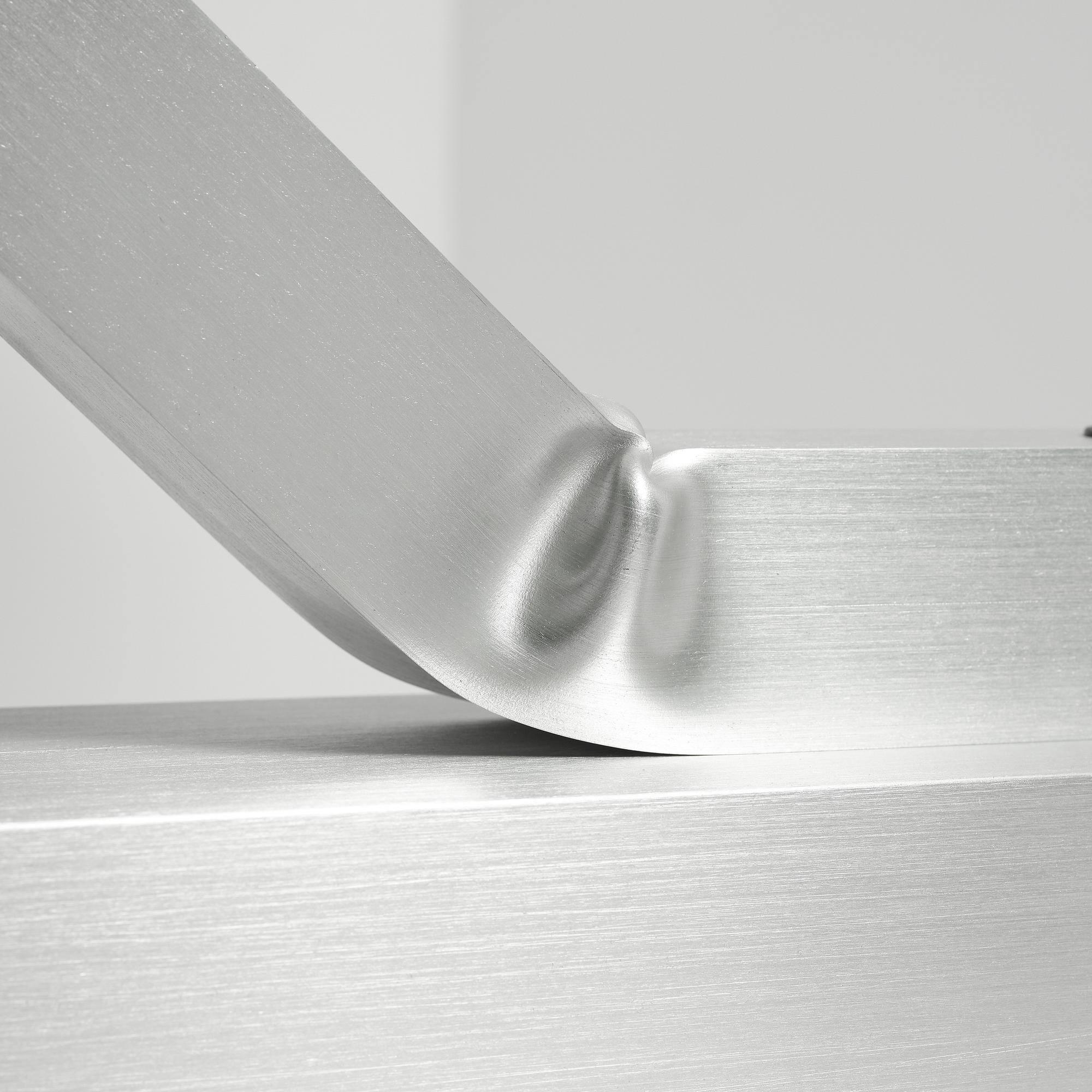 David Taylor, a unique table lamp, "Aluminium Table Lamp #3", Studio Mellösaverken, Sweden, 2025.