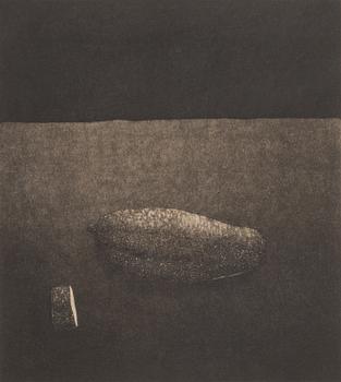 Pentti Kaskipuro, aquatint and drypoint, signed and marked KV 3.