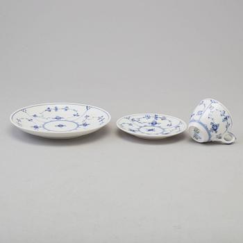 A set of 49 pieces of 'Musselmalet' porcelain tableware, Royal Copenhagen.