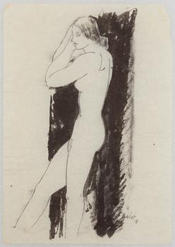 Wilhelm Kåge, a set of four model studies, 1930s-40s.