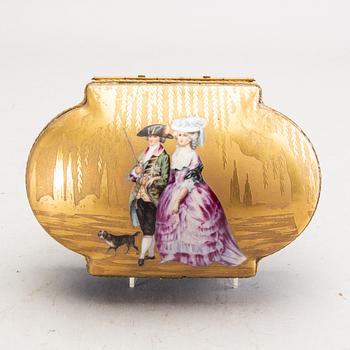 A Limoges porcelain box second half of 20th century.