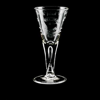 SPETSGLAS, sannolikt Tyskland, 1800-tal.