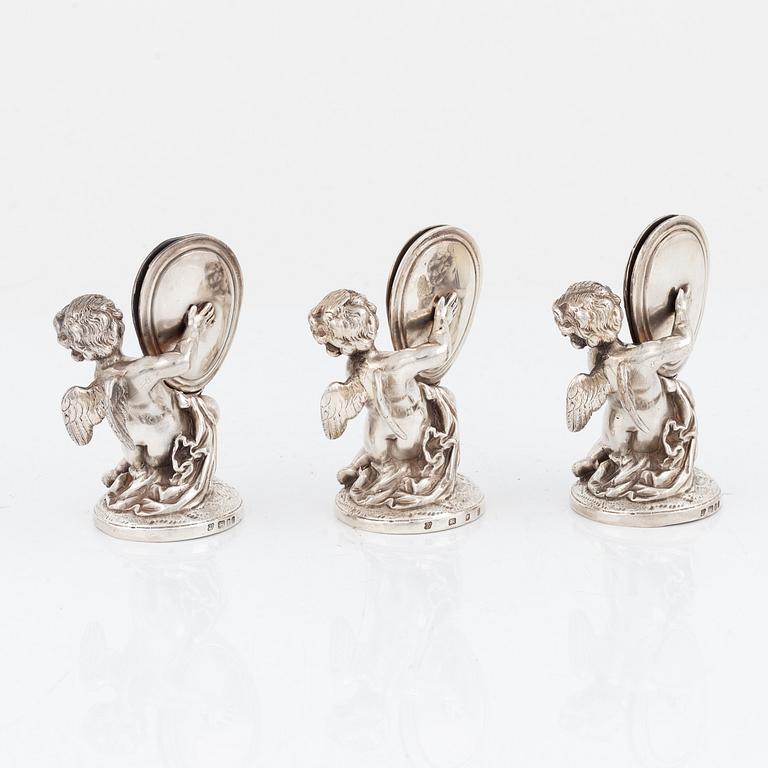 Trevor Towner, placeringskortshållare, 3 st, silver, London 1995.