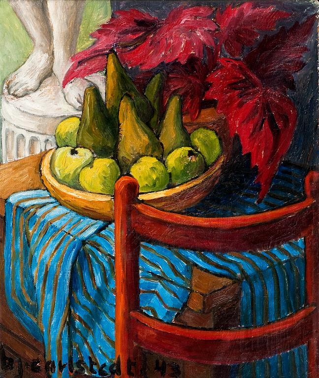 Birger Carlstedt, STILL LIFE WITH FRUIT.