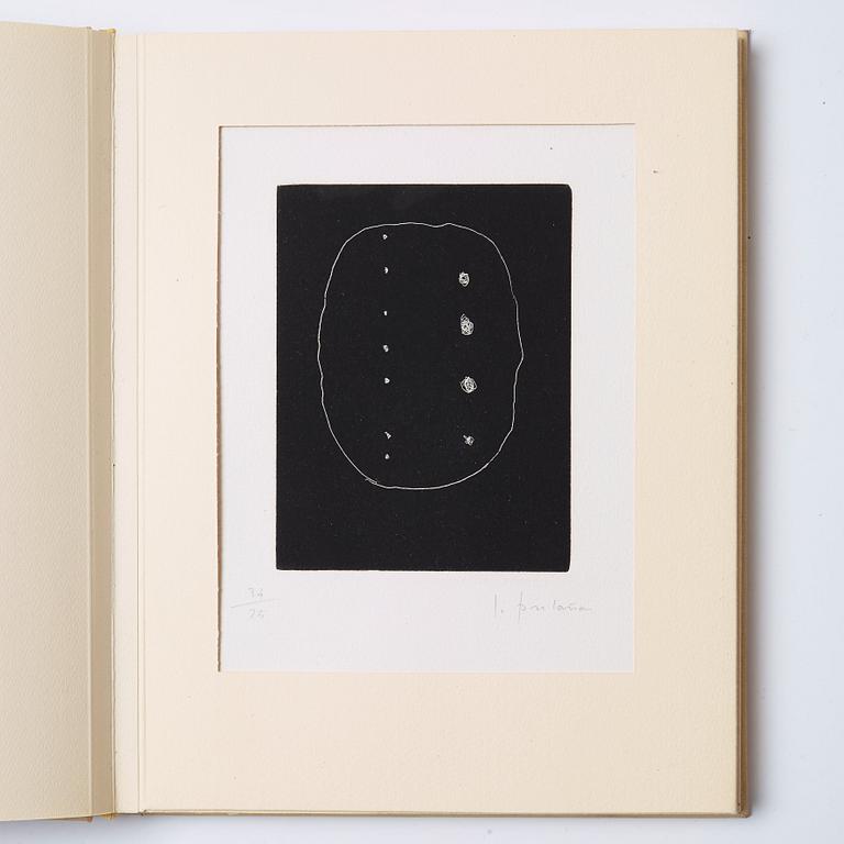 Lucio Fontana, LUCIO FONTANA, "Dix eaux-fortes. L'Épée dans l'eau" (Alain Jouffroy), ur serien: "Antologia internazionale dell'incision.