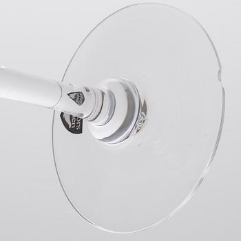 SERVISGLAS, 34 delar, "Optica", Gunnar Cyrén, Orrefors, 1900-talets andra hälft.