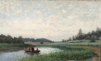 Julia Strömberg, In Rowing Boat.