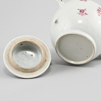 TEKANNA, porslin, Kina, 1700-tal.