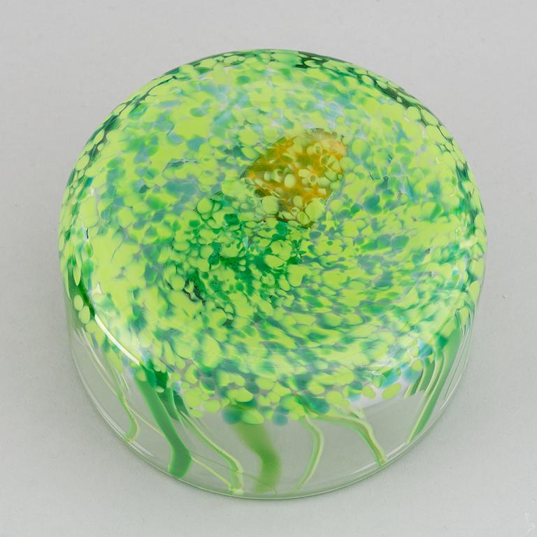 A Ernst Billgren glass bowl, for Kosta Boda.