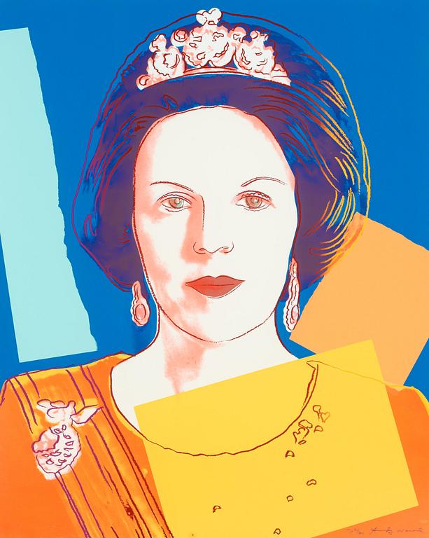 Andy Warhol, "Queen Beatrix of The Netherlands".