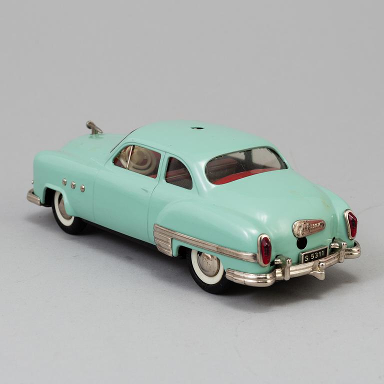 a Schuco "Elektro Ingenico 5311" car, Germany ca 1950.