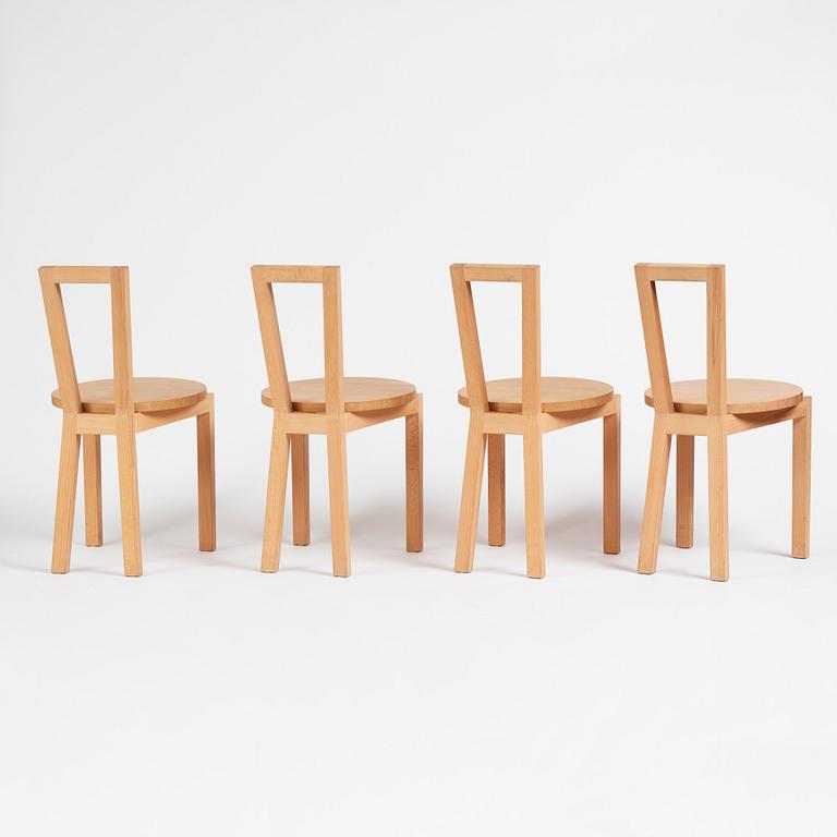 Navet, stolar, sex stycken, "Navet Chair", Stockholm 2019.