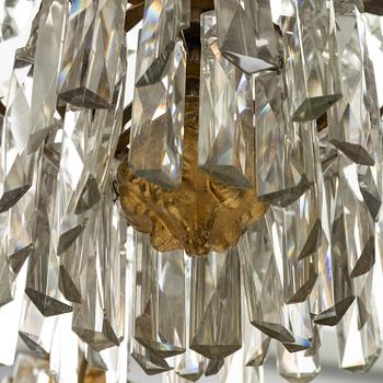 Ljuskrona, oskariansk, sent 1800-tal.