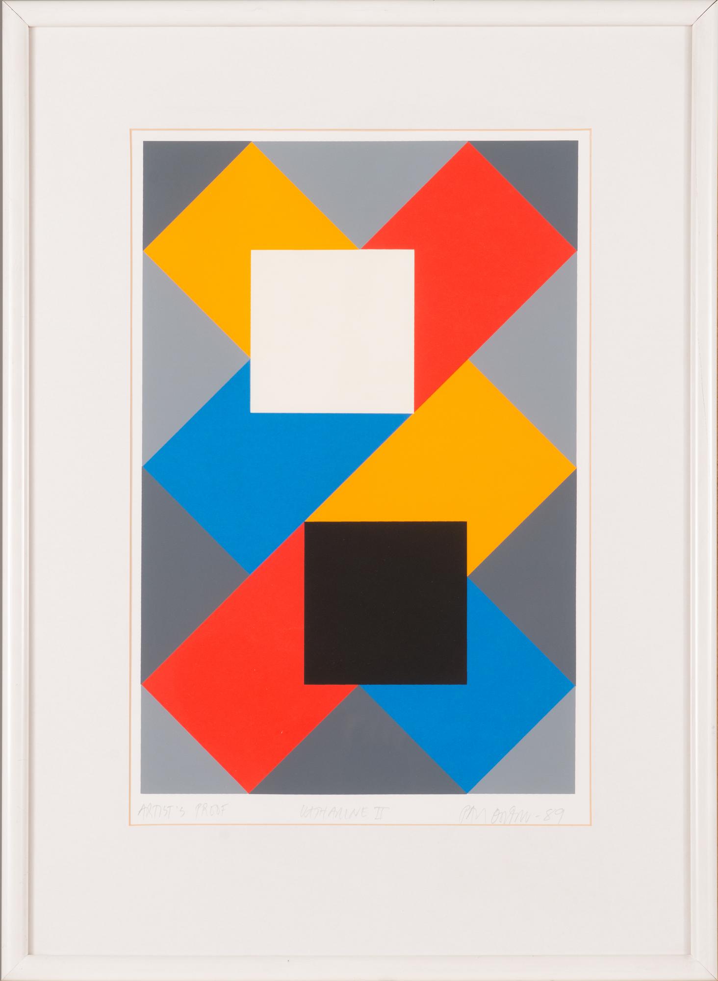 Paul Osipow, serigrafi, signerad och daterad -89, märkt artist's proof.