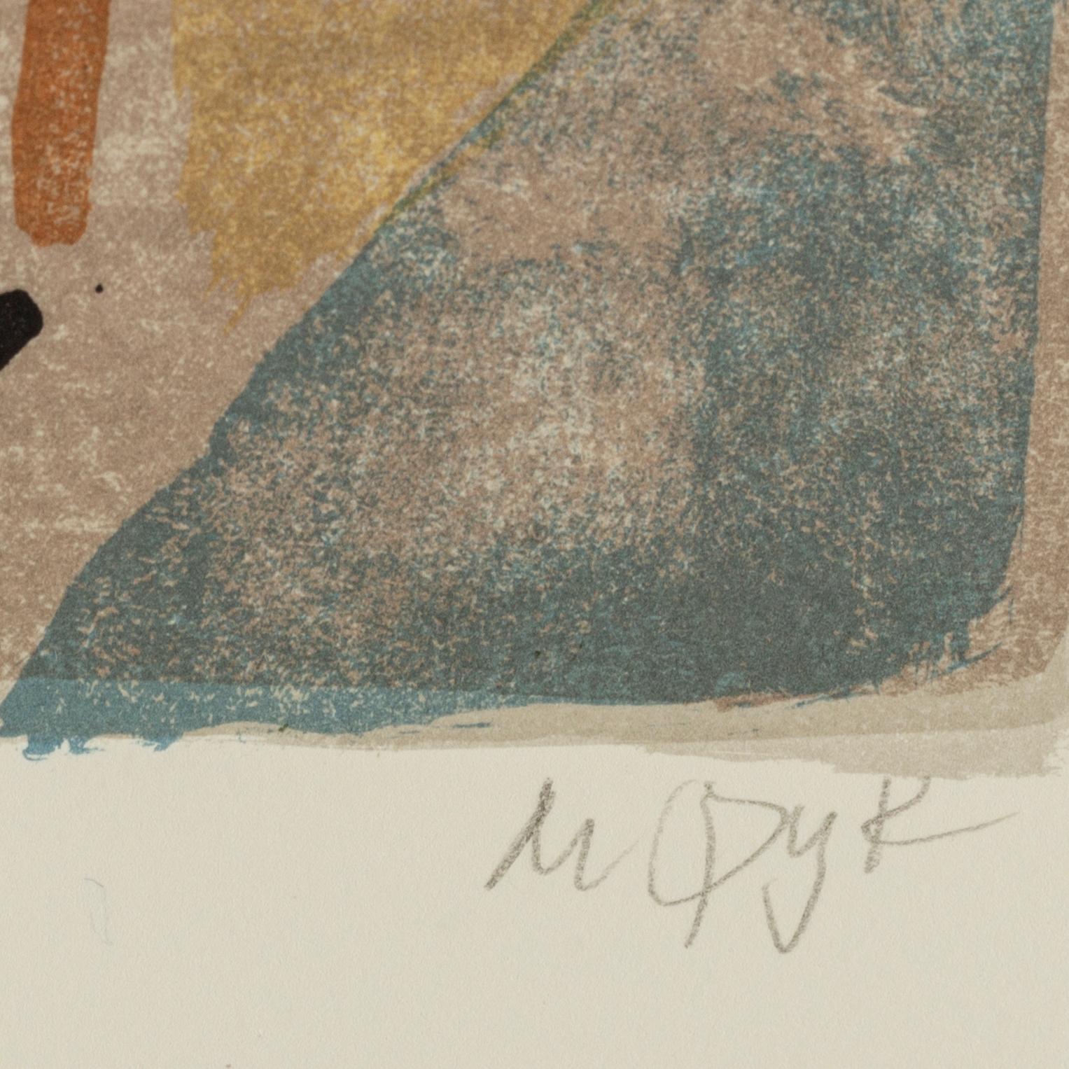 MADELEINE PYK, lithograph in colours, signed 4788/5000.