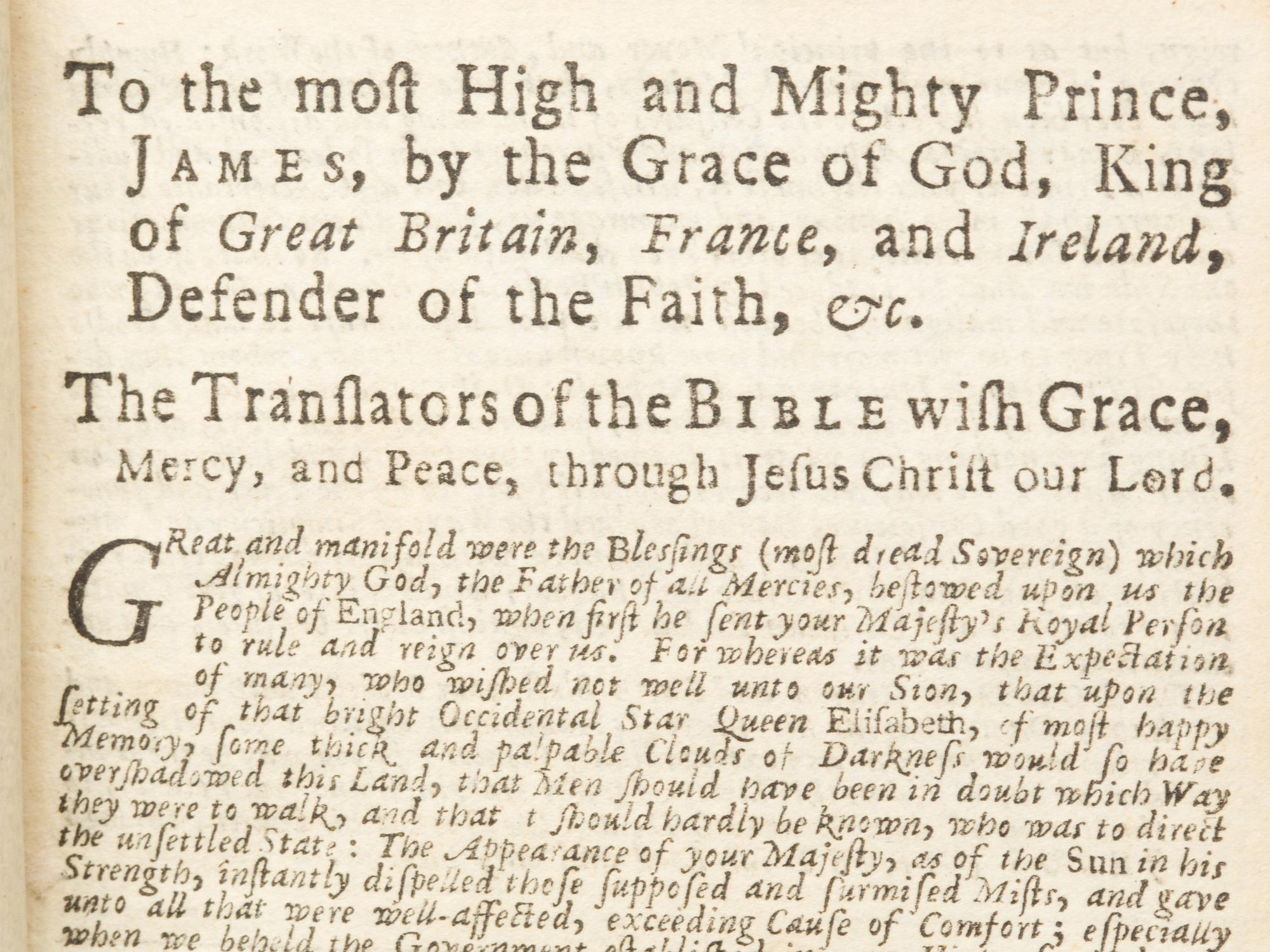 BOKBAND,"Holy Bible, Containing The Old and New Testaments..." Tryckt hos James Watfon, Edingburgh 1716.