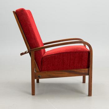 A 1930s open armchair model 'Torni' for Oy Stockmann Ab,  Keravan Puusepäntehdas, Finland.