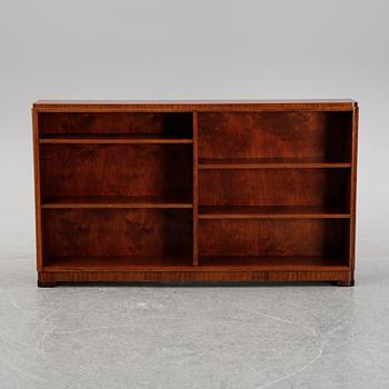 A mahogany veneered book shelf, Reiners Möbler, Mjölby, 1930's/40's.
