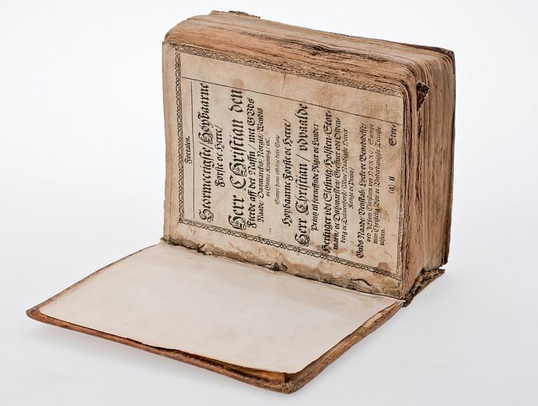 BOK, 4 sambundna vol, "Nicolai Helduaderi...", Köpenhamn 1634.