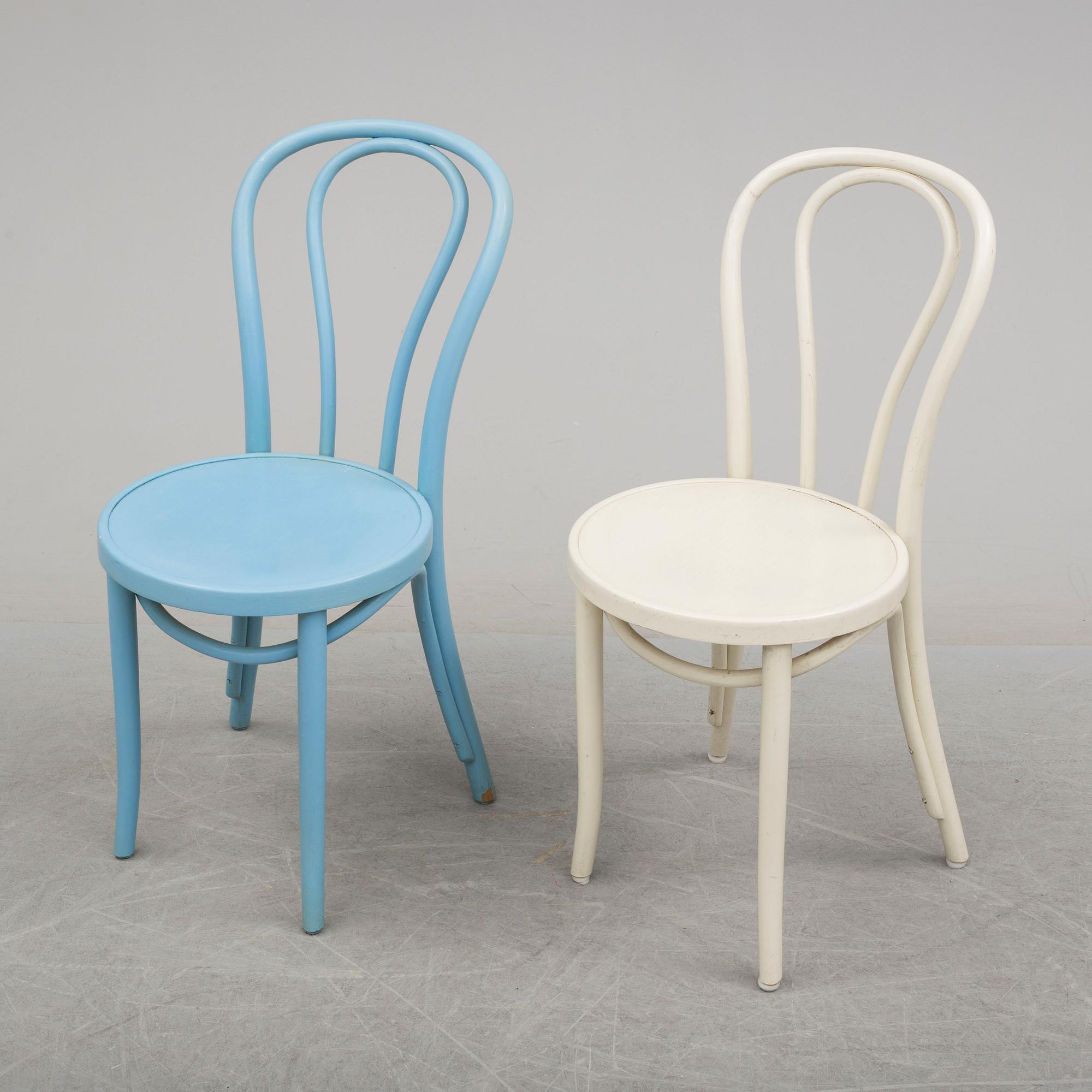 A set of six IKEA Öglan chairs, 1970/80's.
