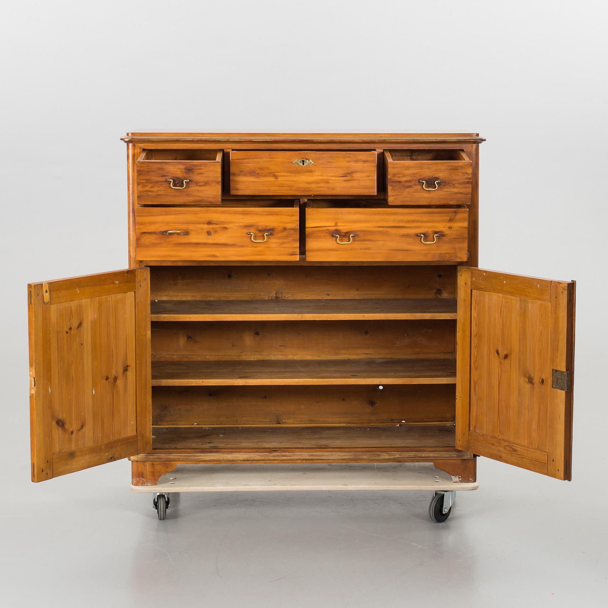 A Swedish late 19th century cupboard.
