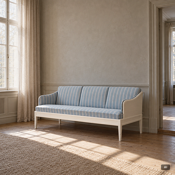 Carl Malmsten, A 'Gustavus' sofa, second half of the 20th century.