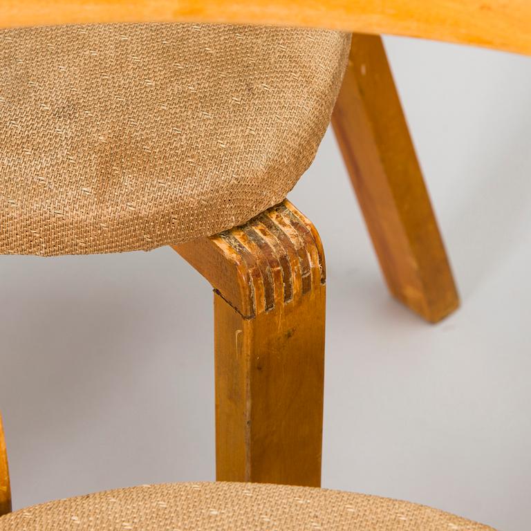 Alvar Aalto, A set of five 'model 69' chairs, for O.Y. Huonekalu- ja Rakennustyötehdas A.B. 1940s.