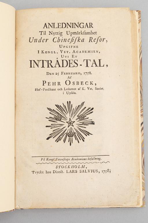 Travel Books 1758-1823.